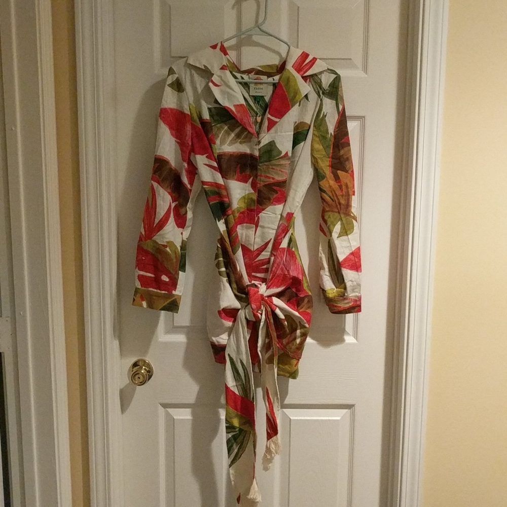Farm Rio spring forest mini dress - Picture 4 of 7